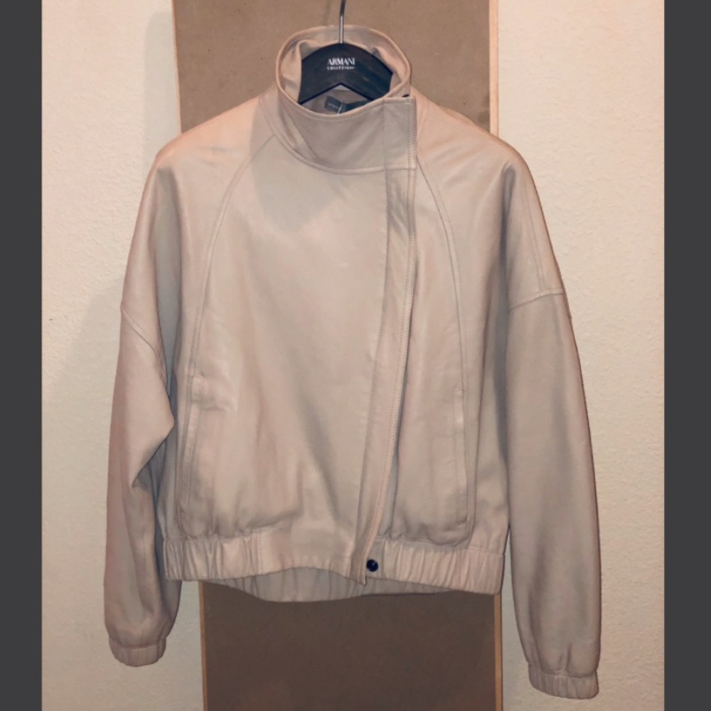 Vince Leather Jacket - Picture 4 of 5